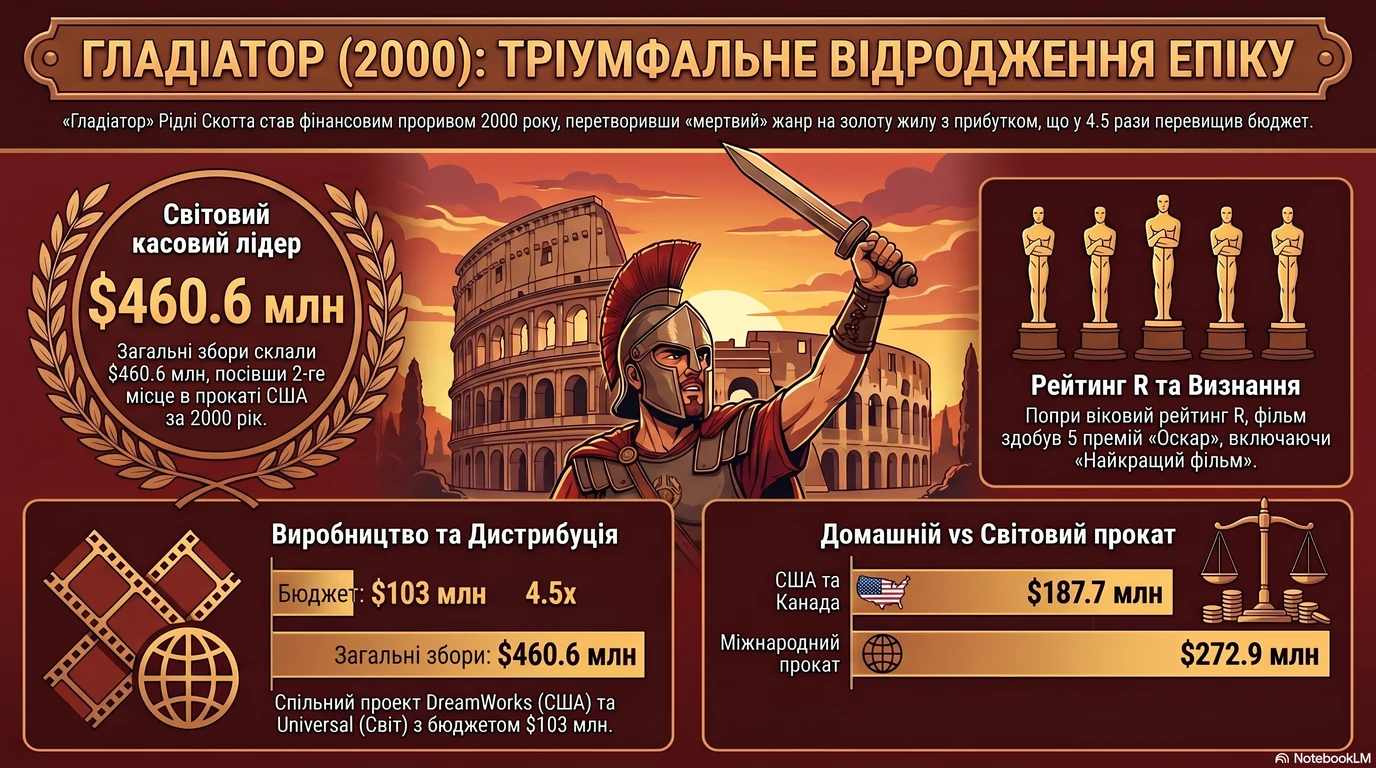 Гладіатор (2000) — Оцінки глядачів та касові збори
