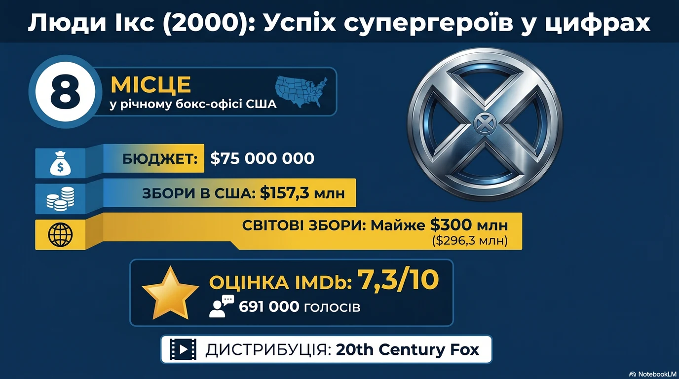 Люди Ікс (2000) — Оцінки глядачів та касові збори