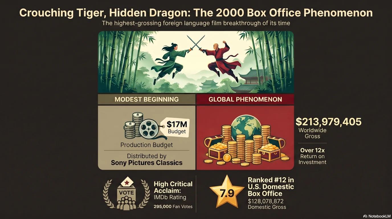 Crouching Tiger, Hidden Dragon (2000) — Audience Ratings and Box Office