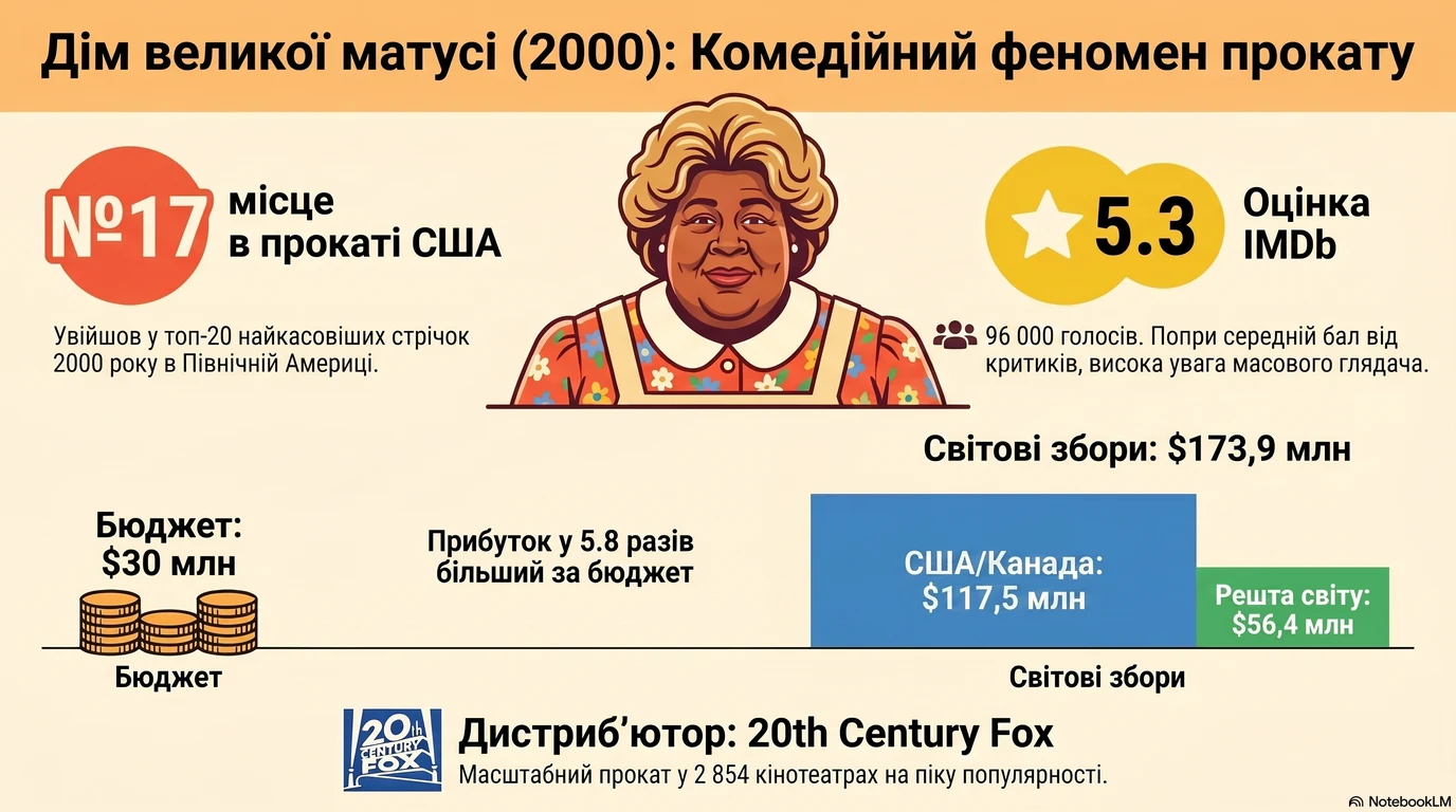 Дім великої матусі (2000) — Оцінки глядачів та касові збори