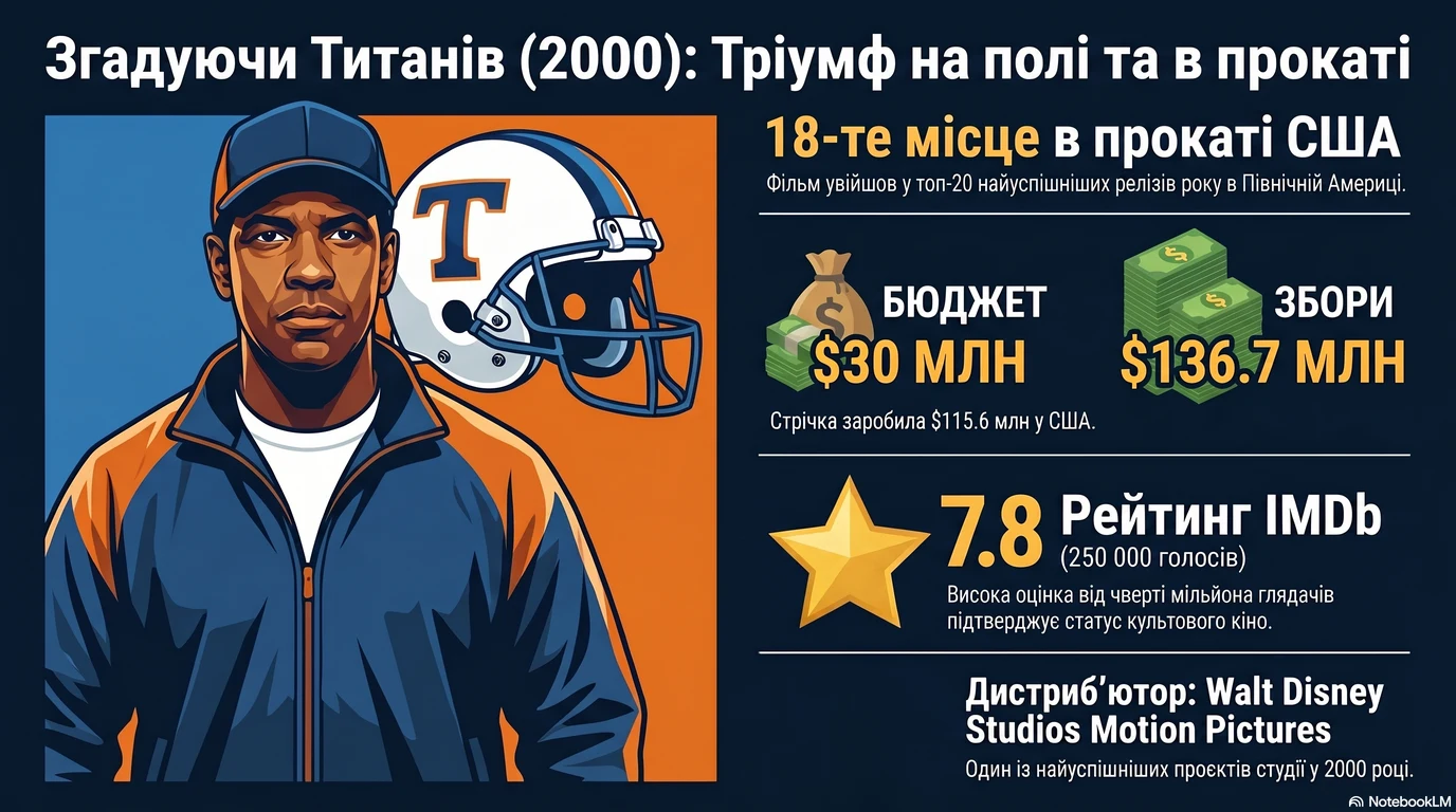 Згадуючи Титанів (2000) — Оцінки глядачів та касові збори