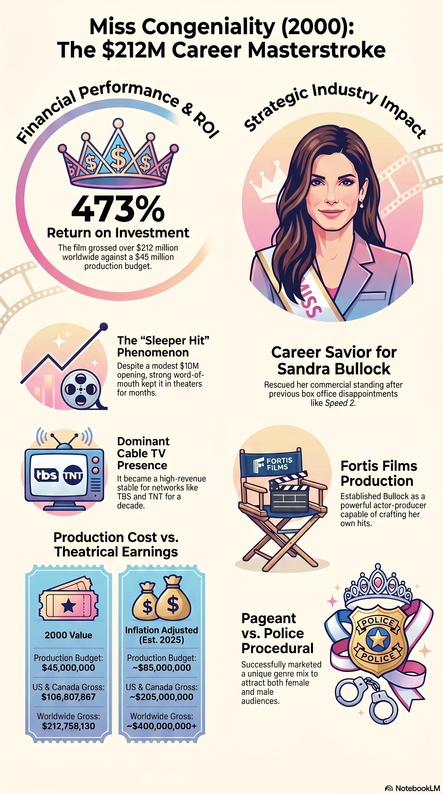 Miss Congeniality (2000) — Movie Infographic