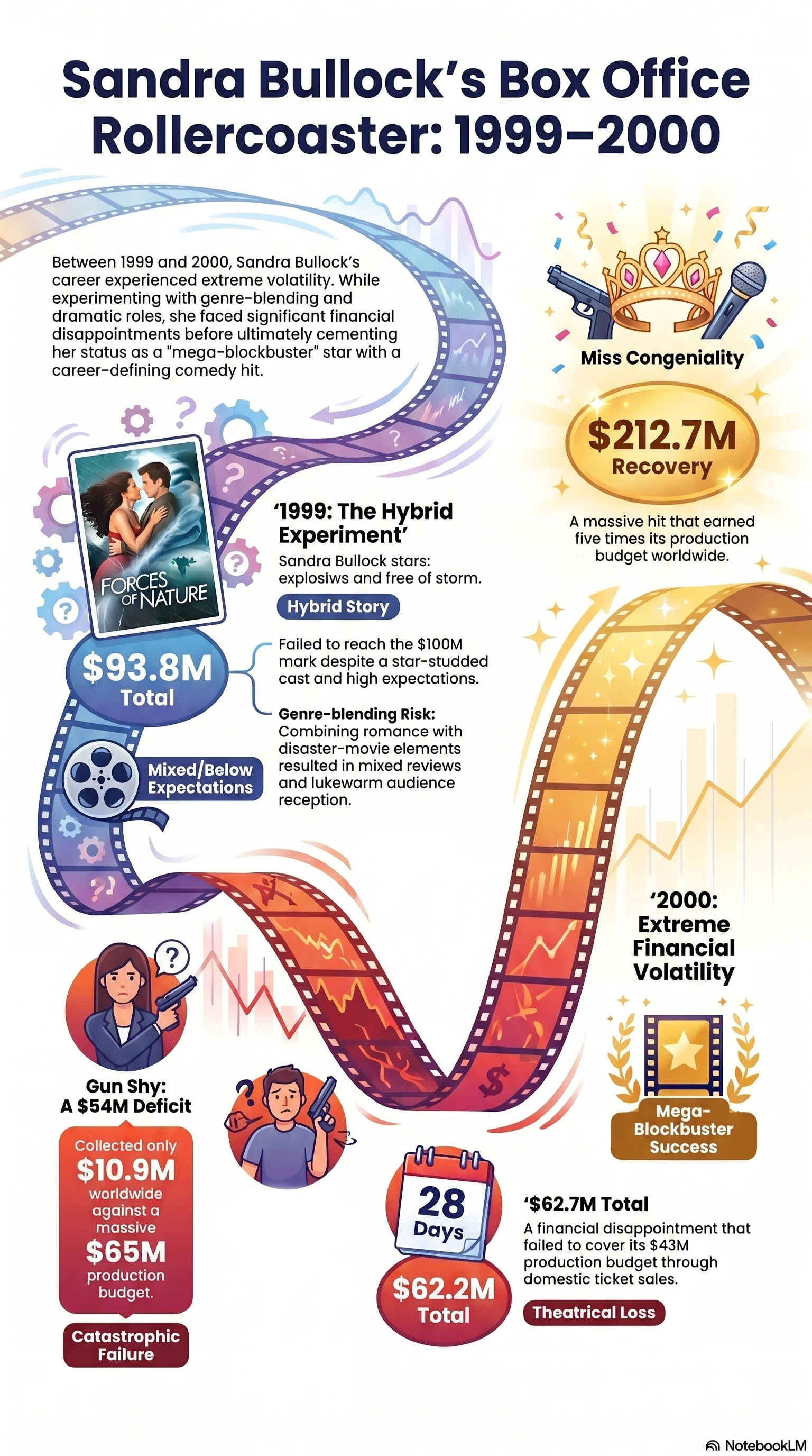 Sandra Bullock (2000) - career infographic