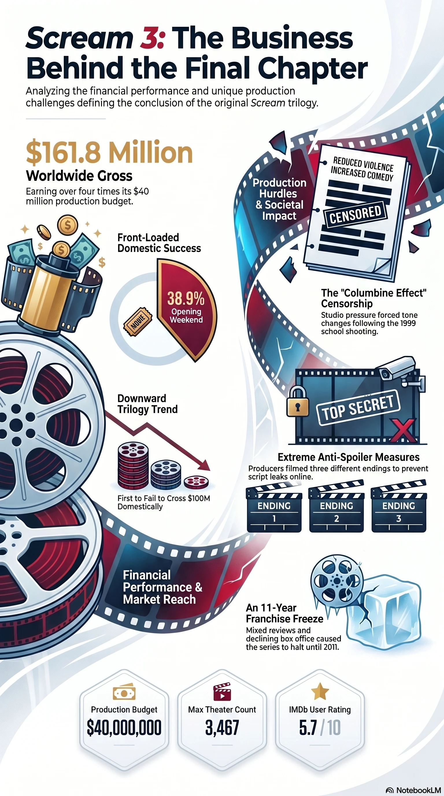 Scream 3 (2000) — Movie Infographic