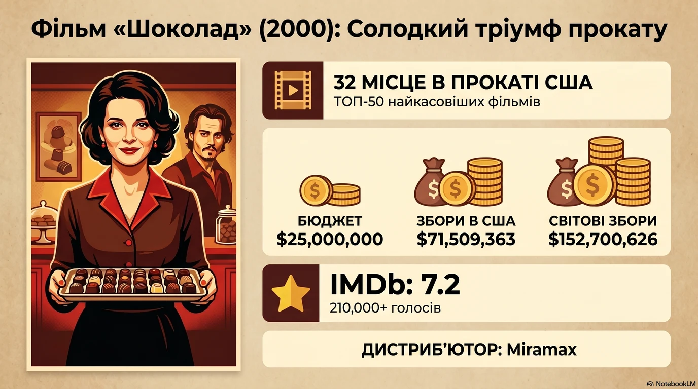 Шоколад (2000) — Оцінки глядачів та касові збори