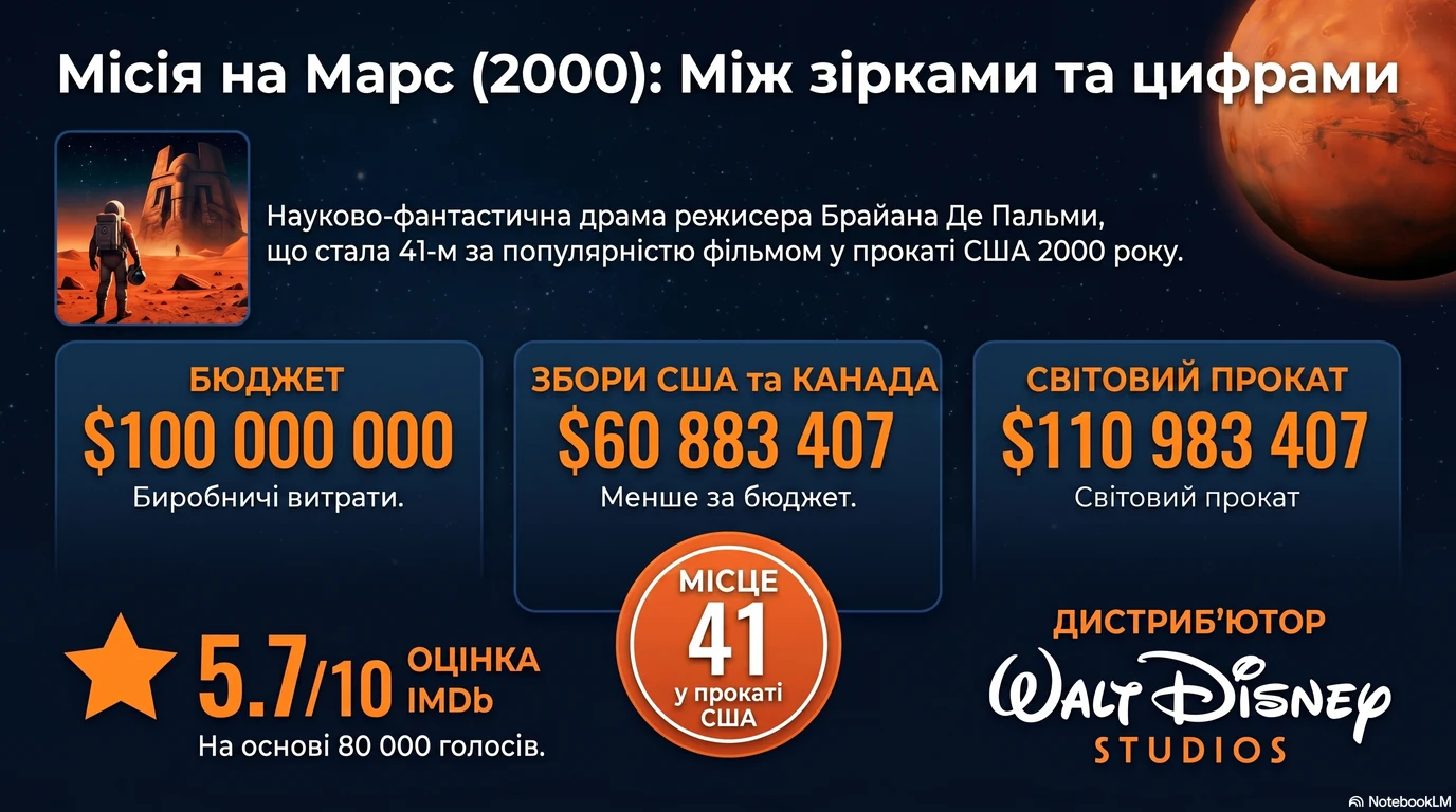Mission to Mars (2000) — Оцінки глядачів та касові збори