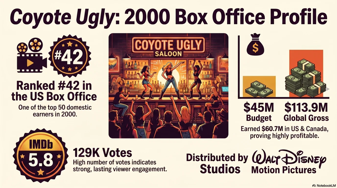 Coyote Ugly (2000) — Audience Ratings and Box Office