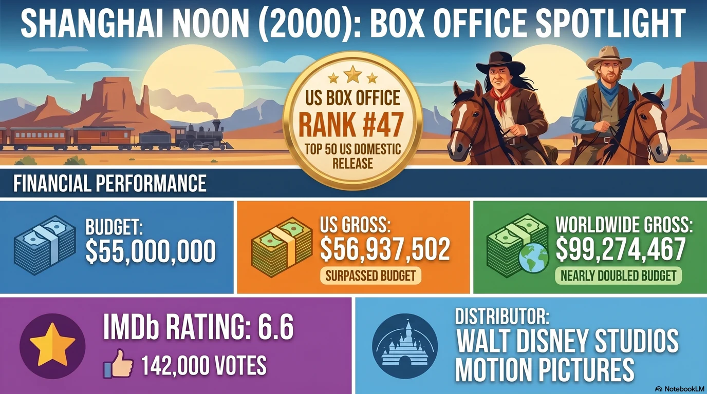Shanghai Noon (2000) — Audience Ratings and Box Office