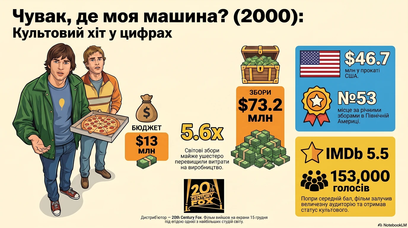 Де моя тачка, чувак? (2000) — Оцінки глядачів та касові збори