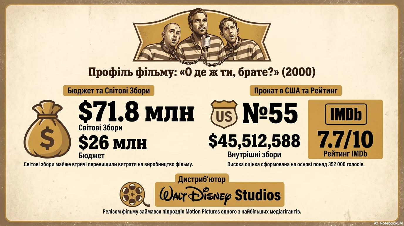 О, де ж ти, брате? (2000) — Оцінки глядачів та касові збори