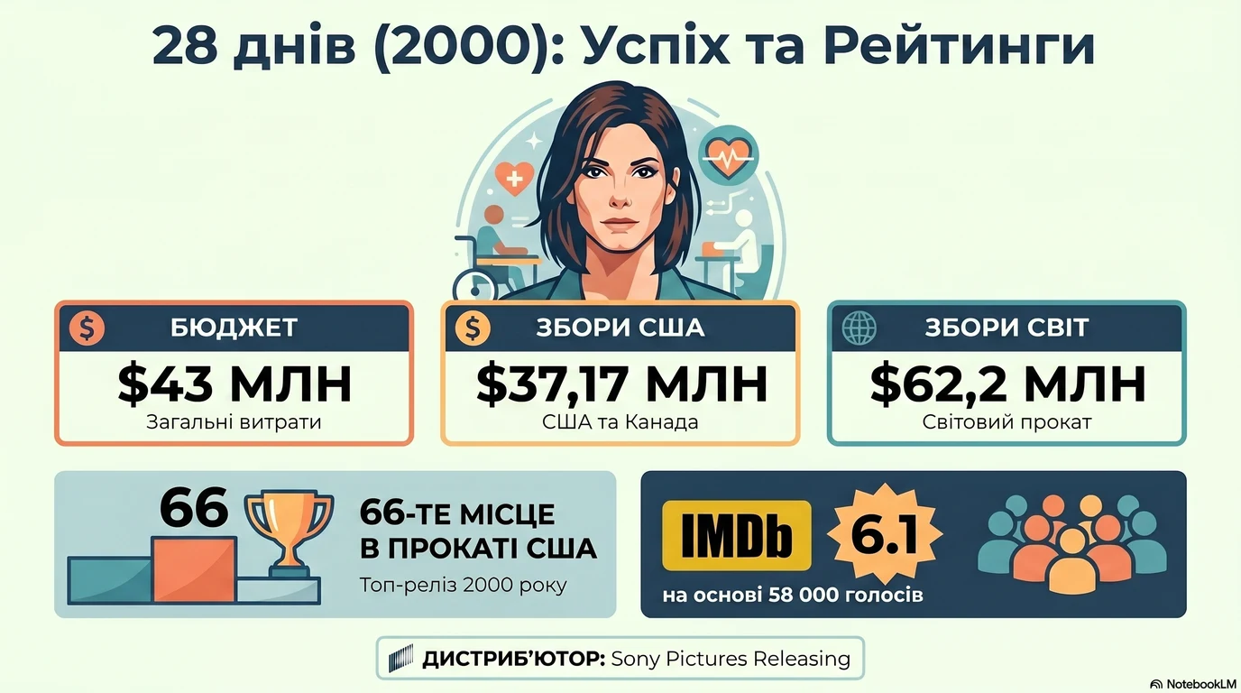 28 днів (2000) — Оцінки глядачів та касові збори