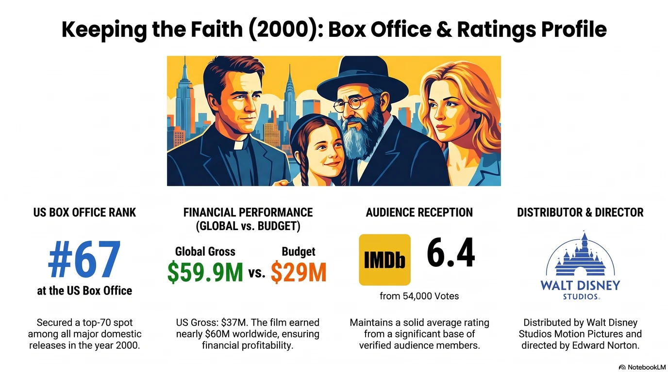 Keeping the Faith (2000) — Audience Ratings and Box Office