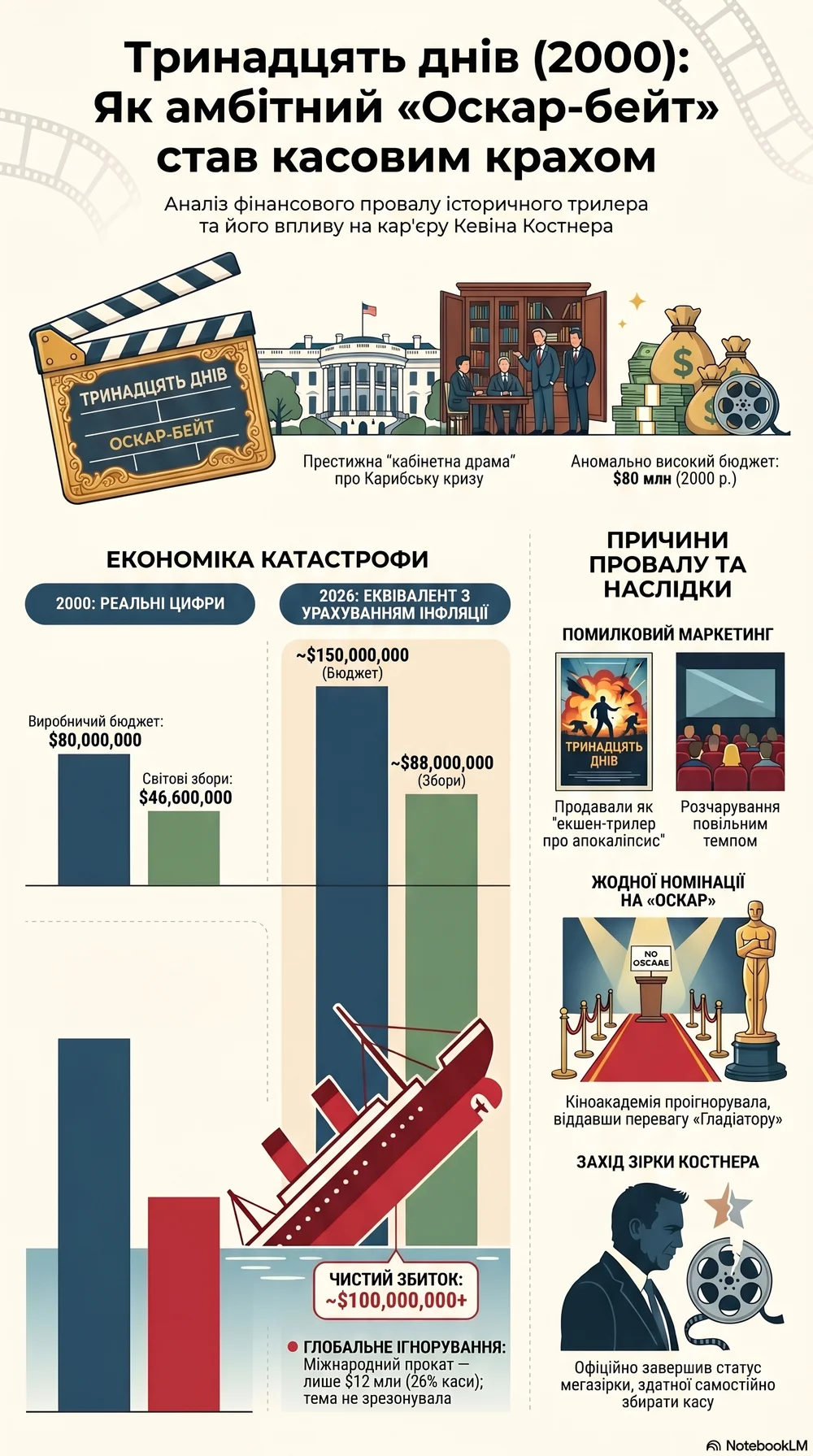 Тринадцять днів (2000) — Інфографіка фільму