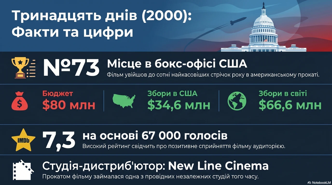 Тринадцять днів (2000) — Оцінки глядачів та касові збори