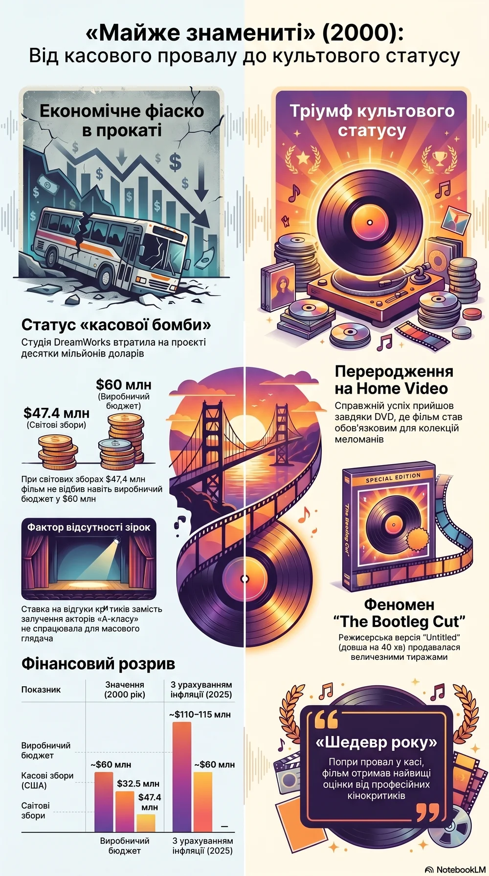 Майже відомі (2000) — Інфографіка фільму