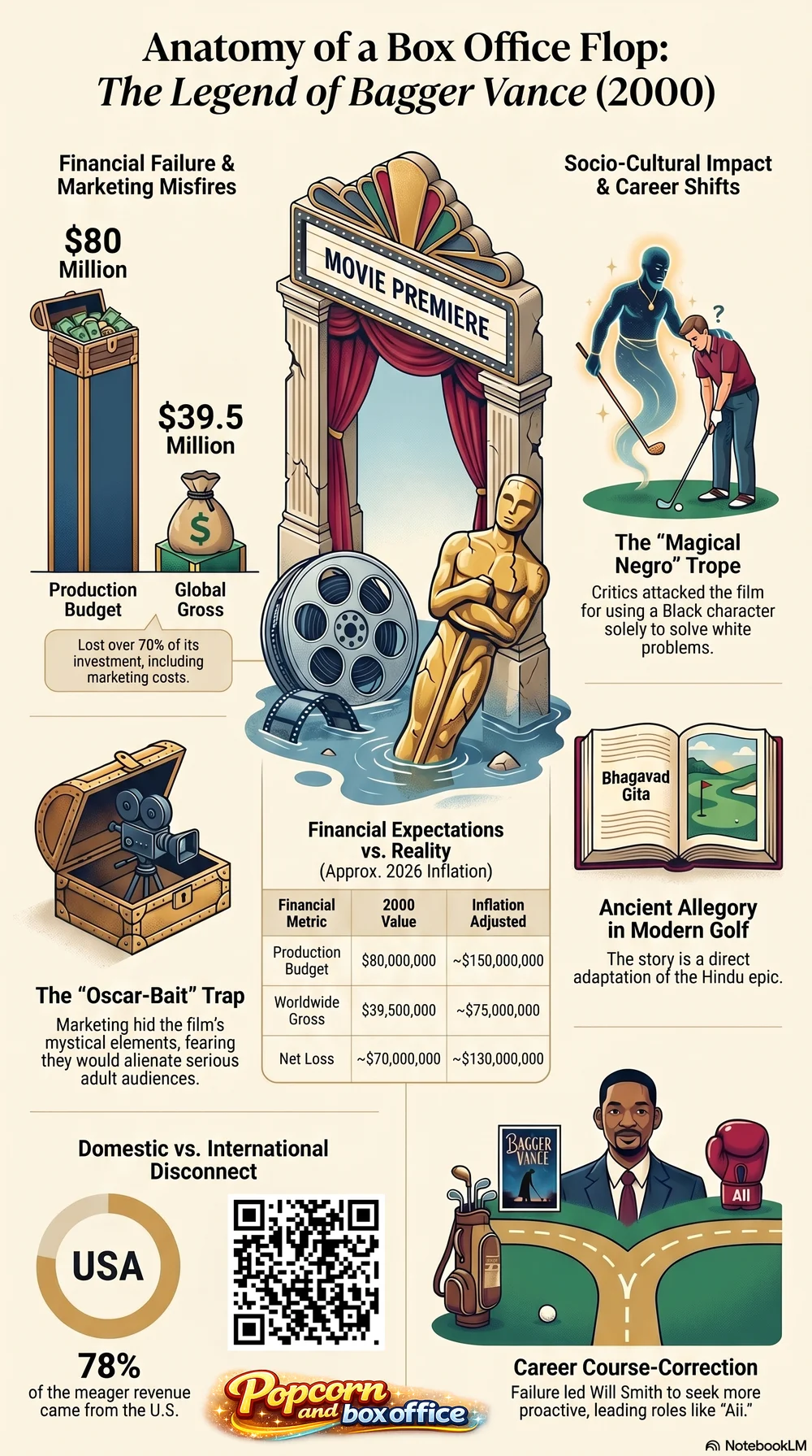 The Legend of Bagger Vance (2000) — Movie Infographic