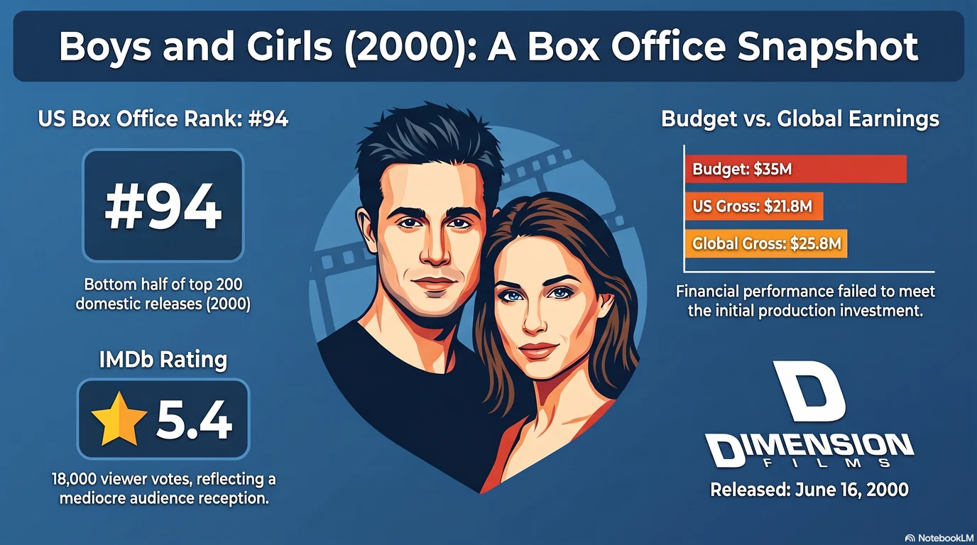 Boys and Girls (2000) — Audience Ratings and Box Office
