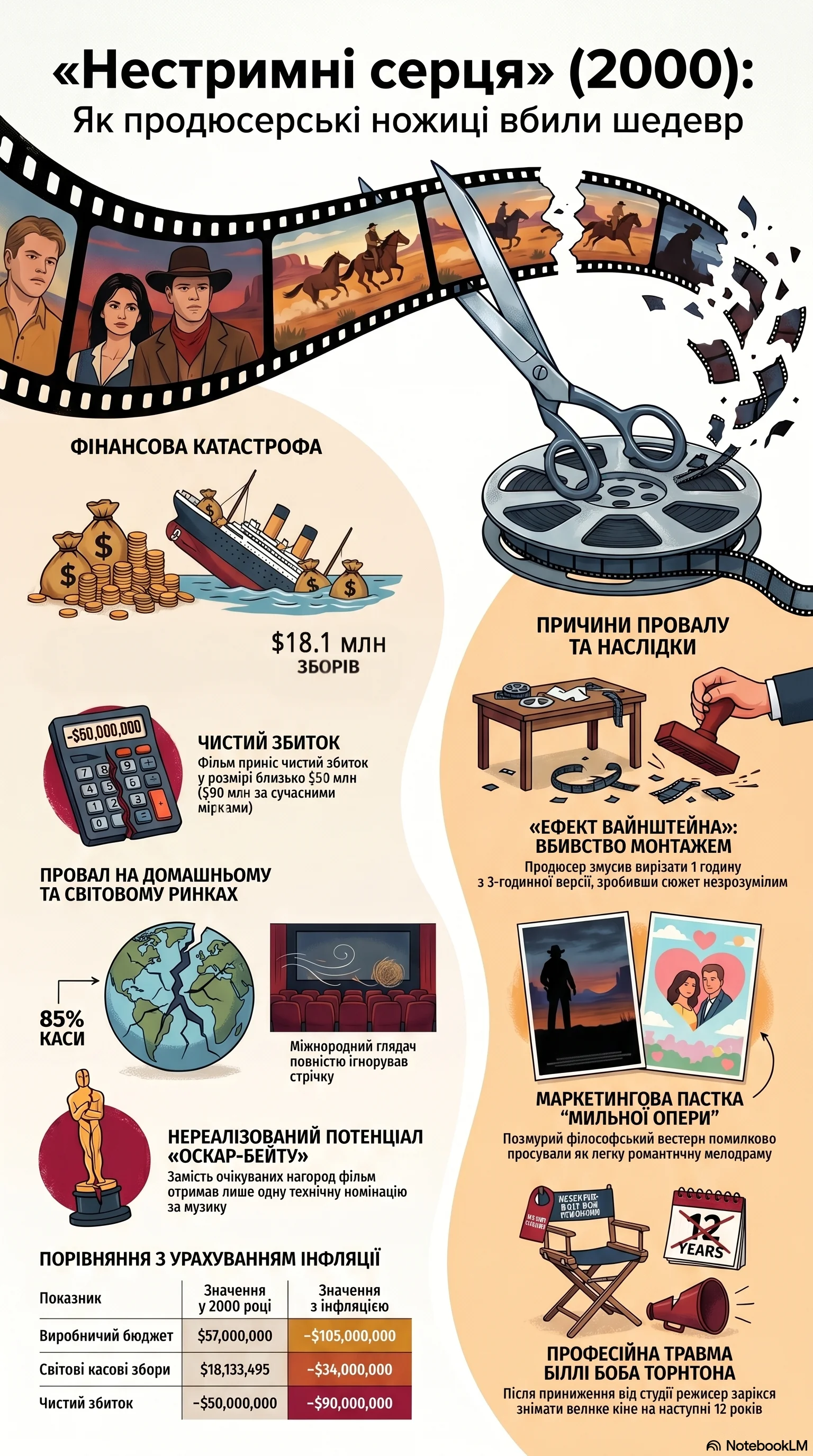 Нестримні серця (2000) — Інфографіка фільму