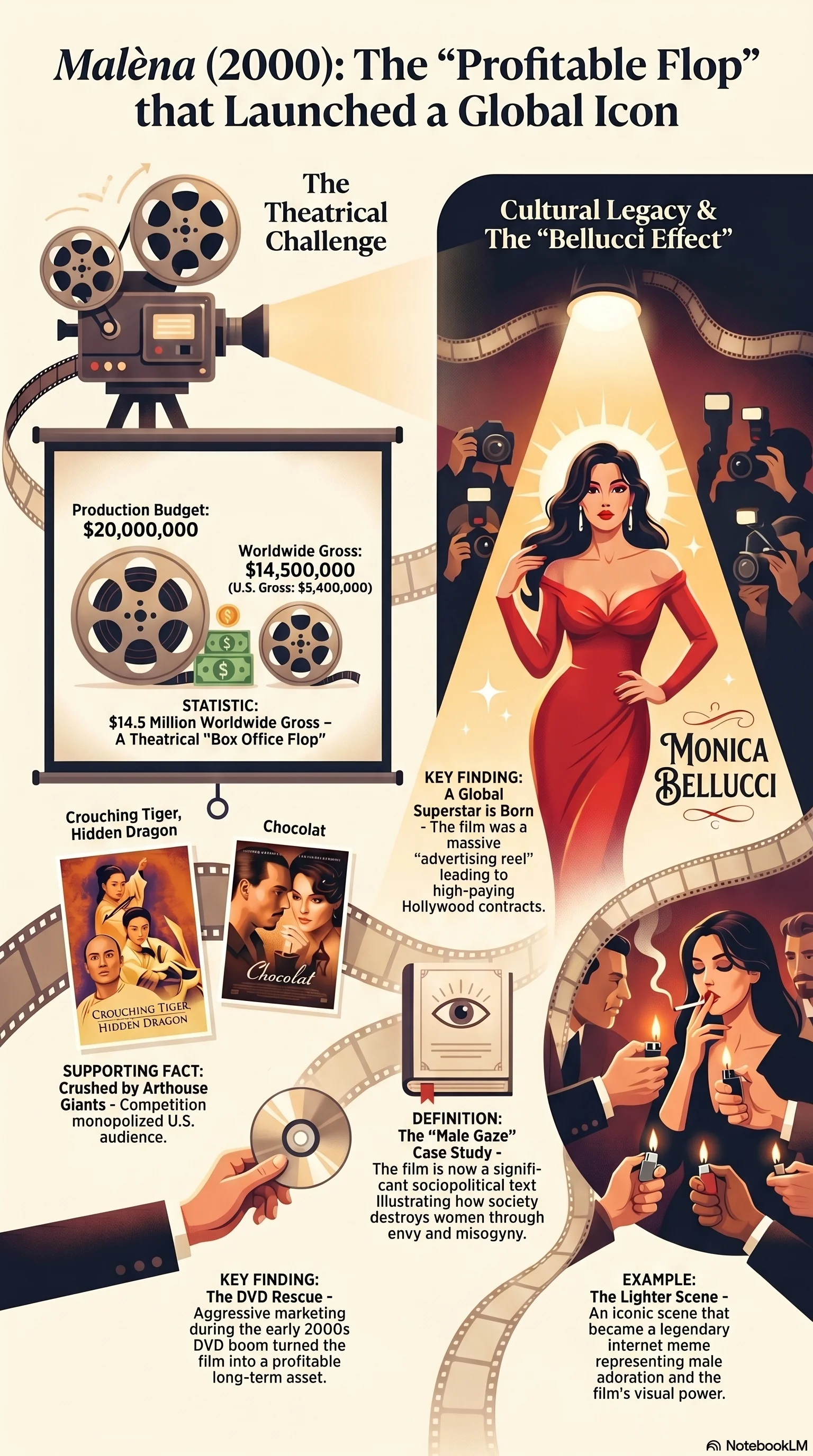 Malèna (2000) — Movie Infographic