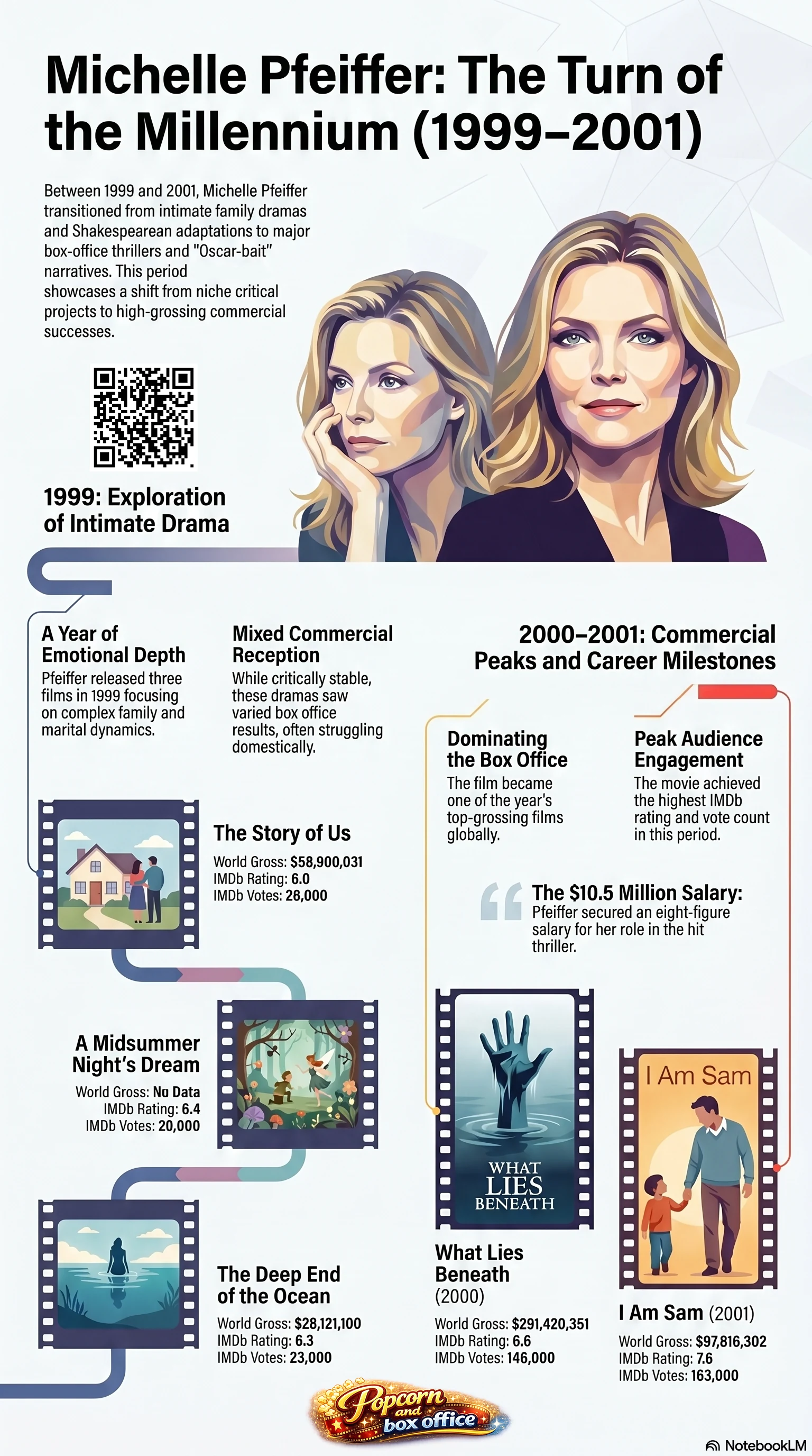 Michelle Pfeiffer (2000) - career infographic