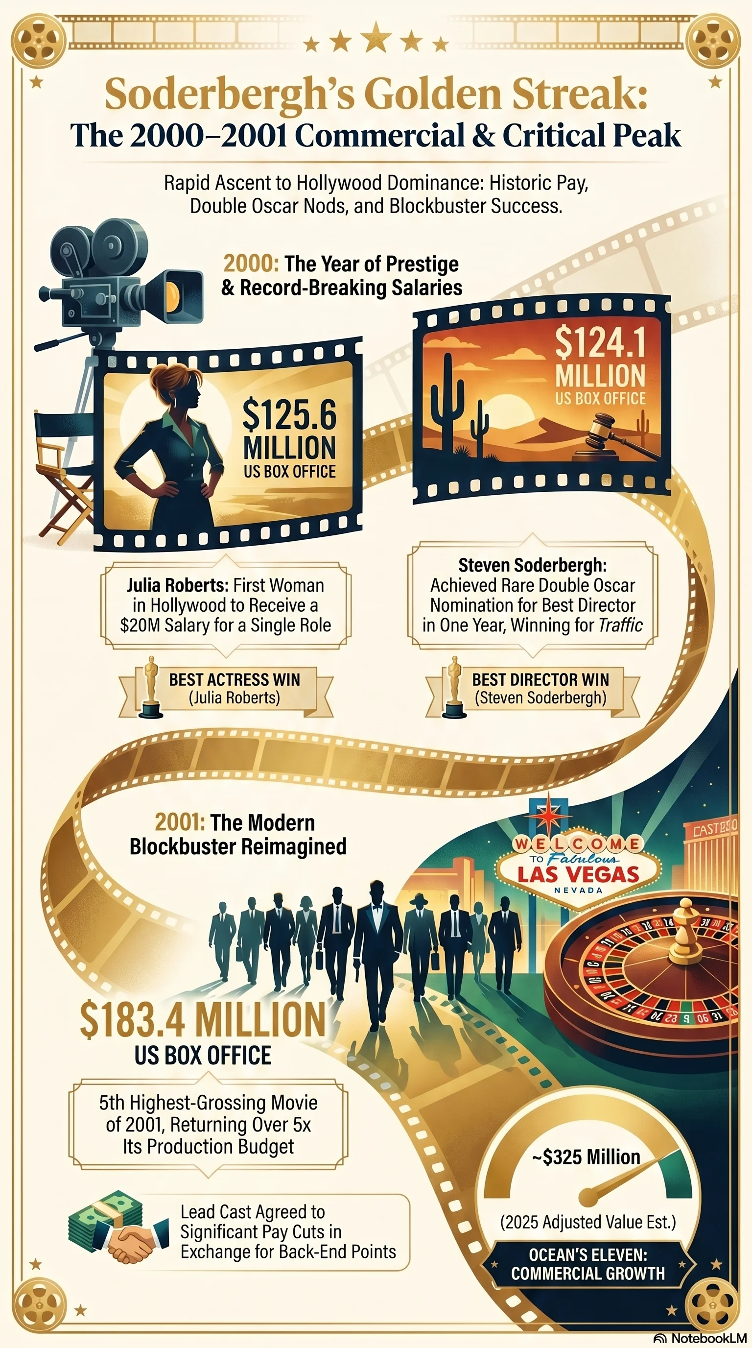 Steven Soderbergh (2000) - career infographic