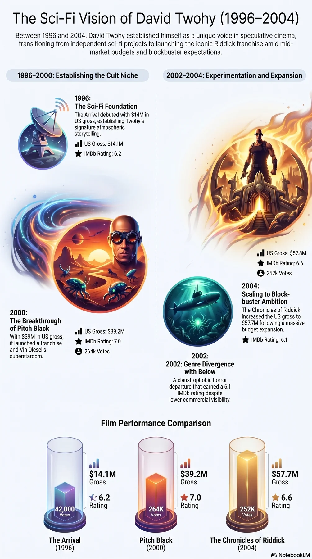 David Twohy (2000) - career infographic