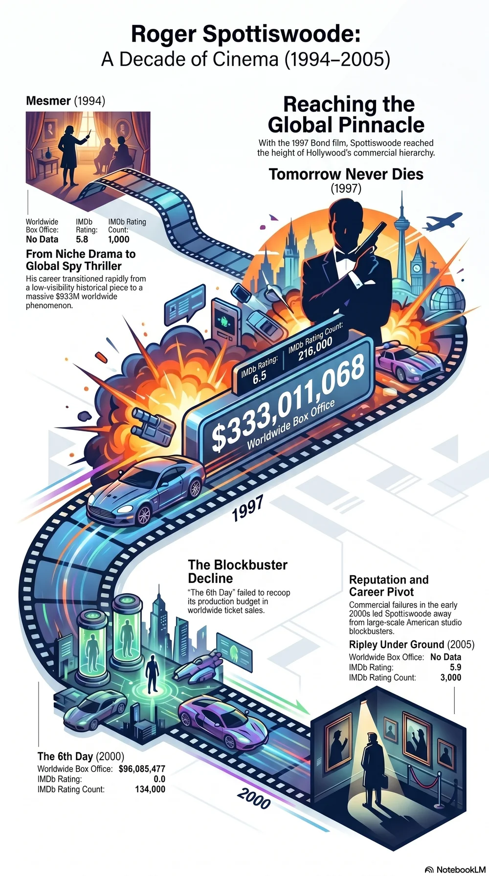 Roger Spottiswoode (2000) - career infographic
