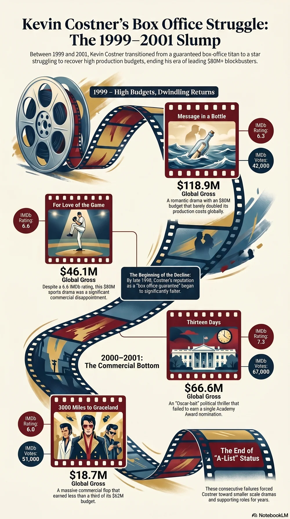 Kevin Costner (2000) - career infographic