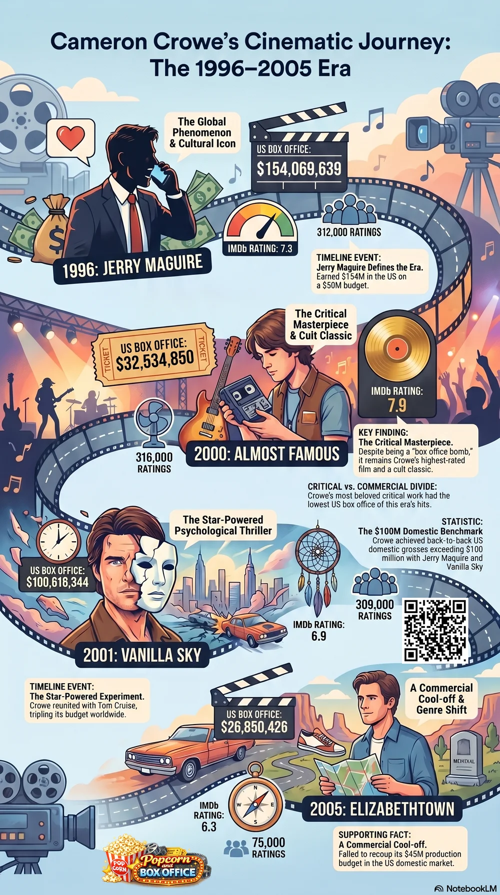 Cameron Crowe (2000) - career infographic