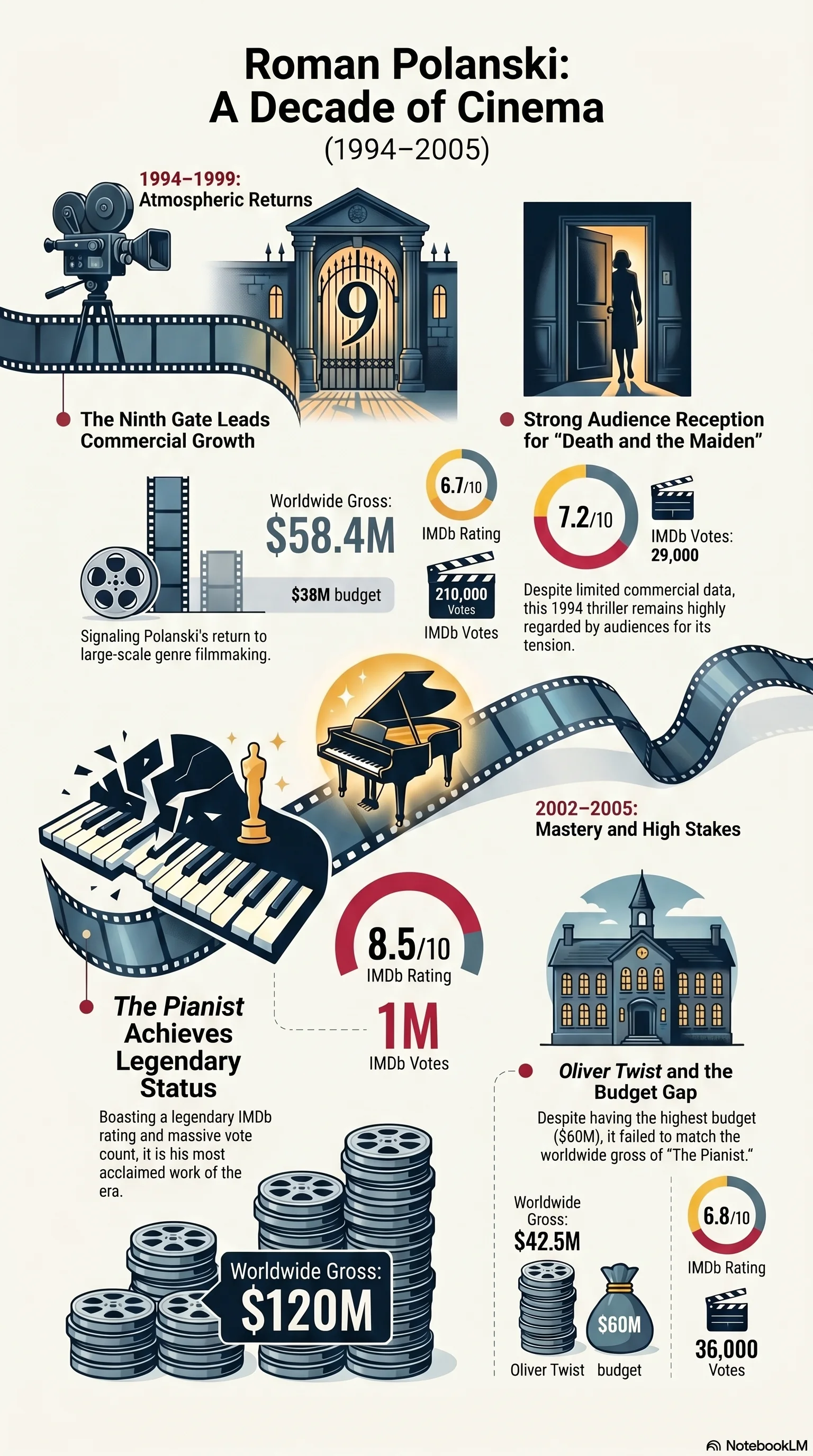 Roman Polanski (2000) - career infographic