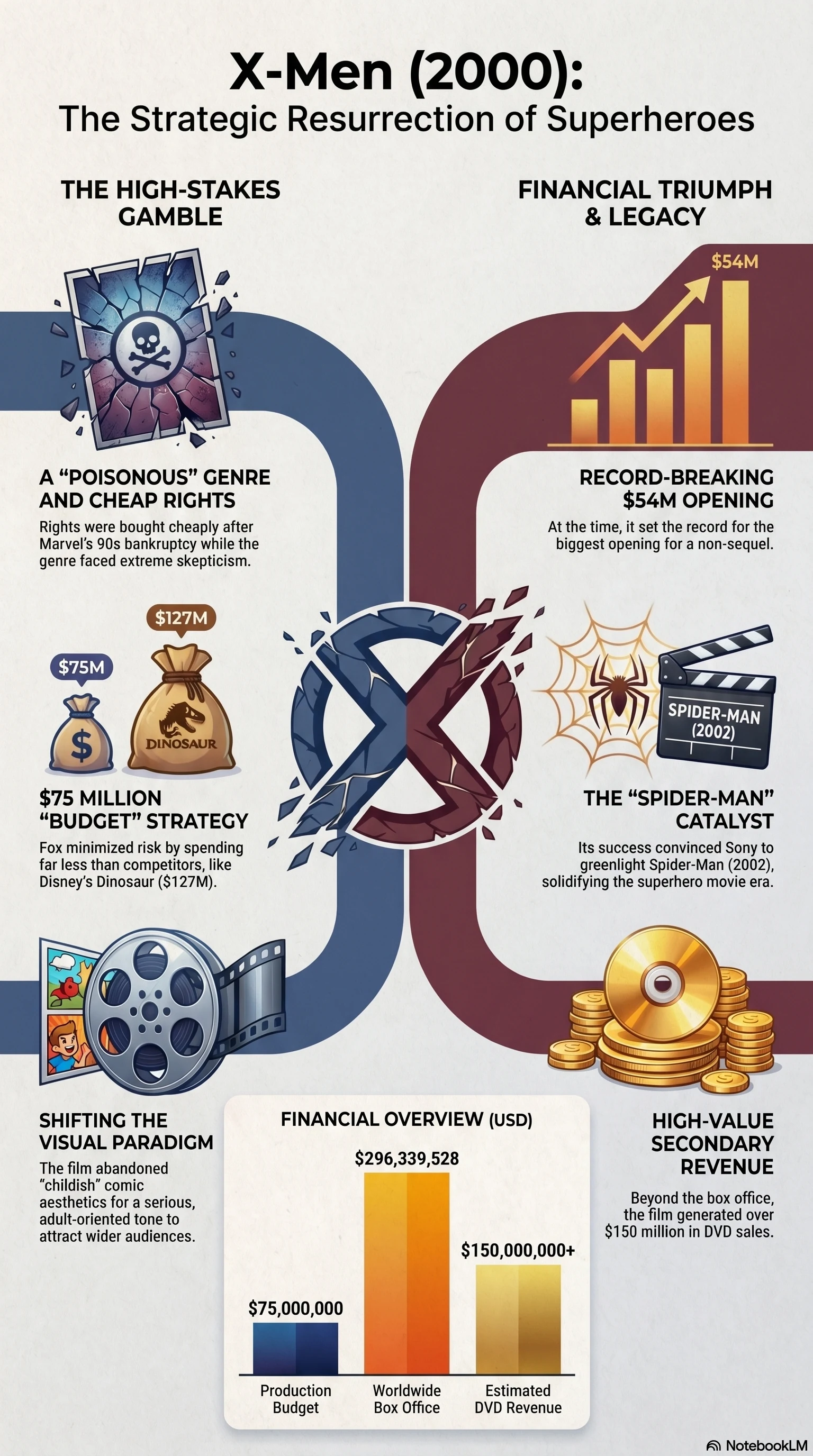 X-Men (2000) — Movie Infographic