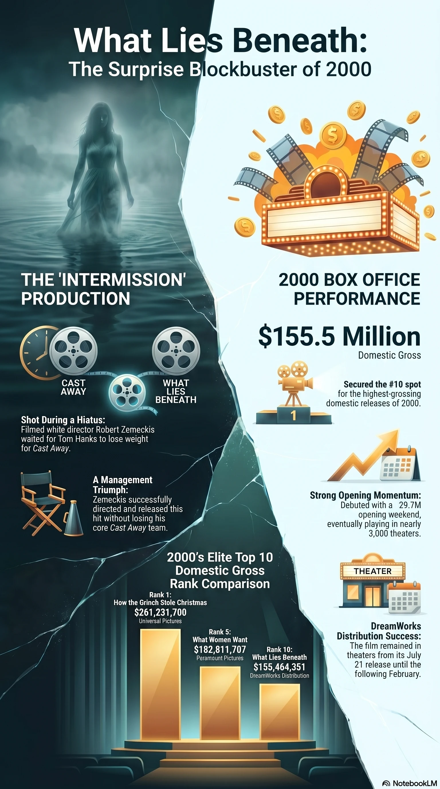 What Lies Beneath (2000) — Movie Infographic