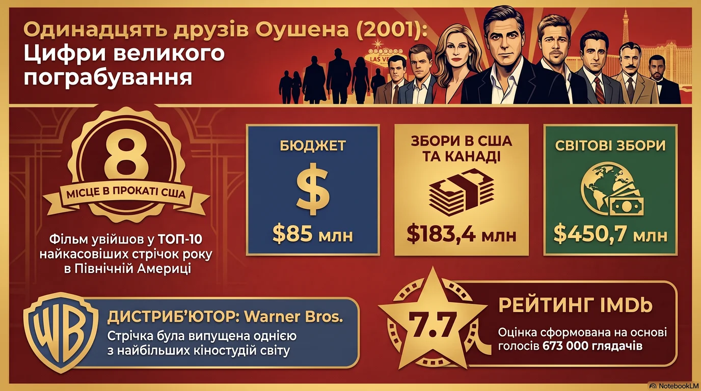 Одинадцять друзів Оушена (2001) — Оцінки глядачів та касові збори