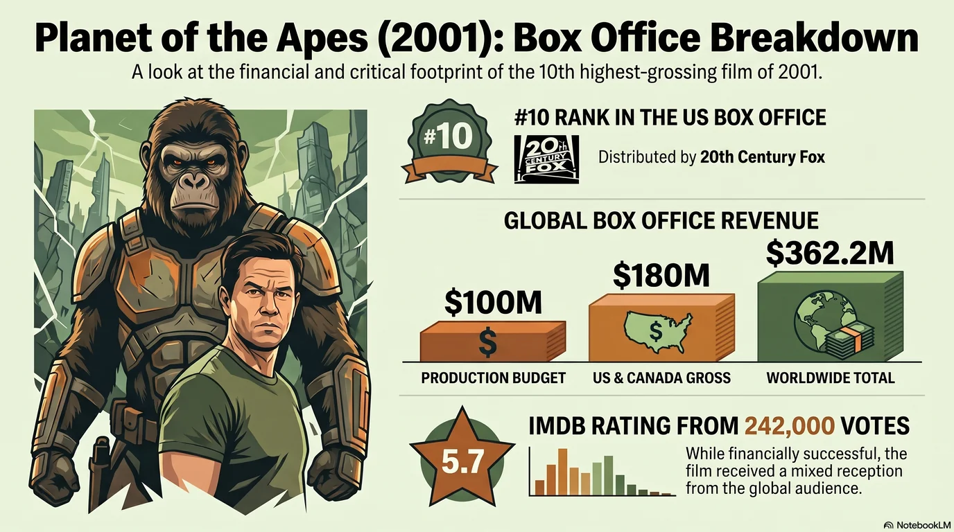 Planet of the Apes (2001) — Audience Ratings and Box Office