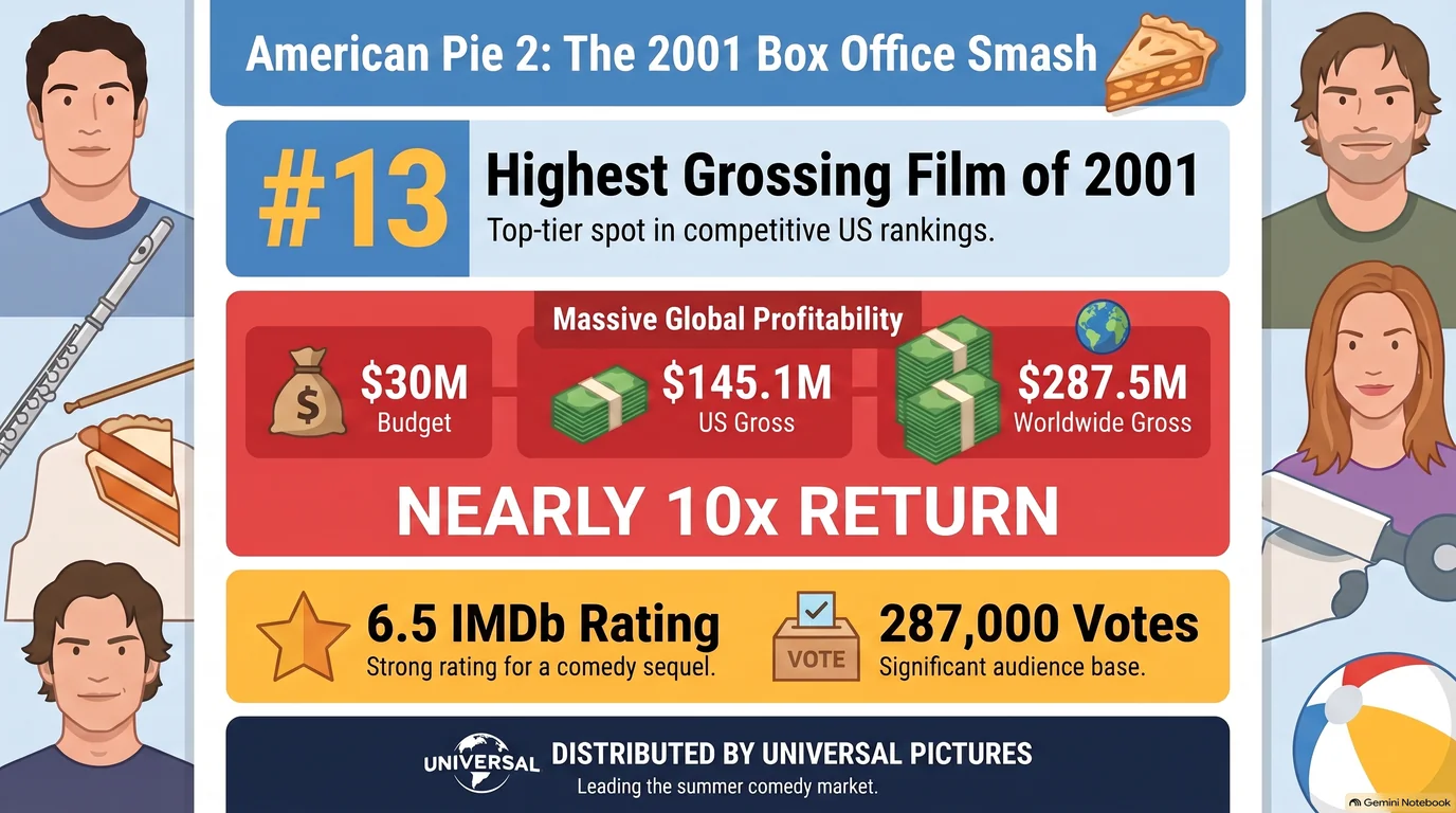 American Pie 2 (2001) — Audience Ratings and Box Office