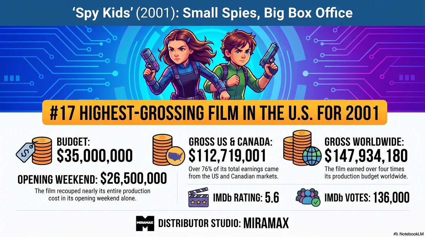 Spy Kids (2001) — Audience Ratings and Box Office