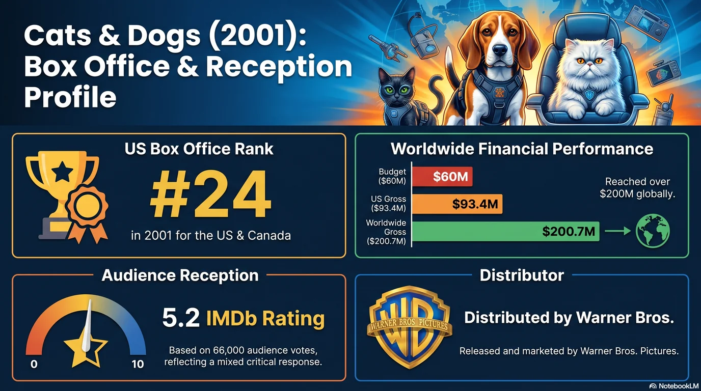 Cats & Dogs (2001) — Audience Ratings and Box Office