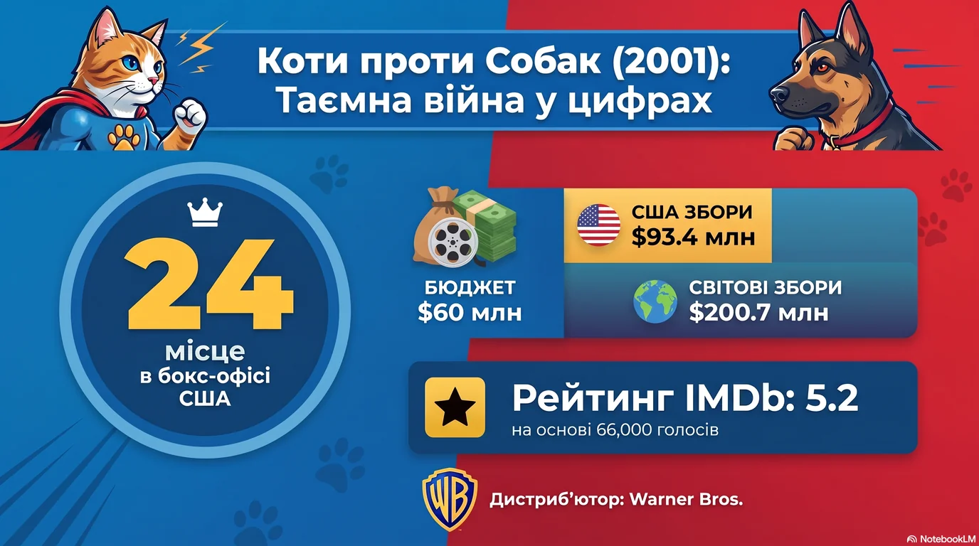 Коти проти собак (2001) — Оцінки глядачів та касові збори