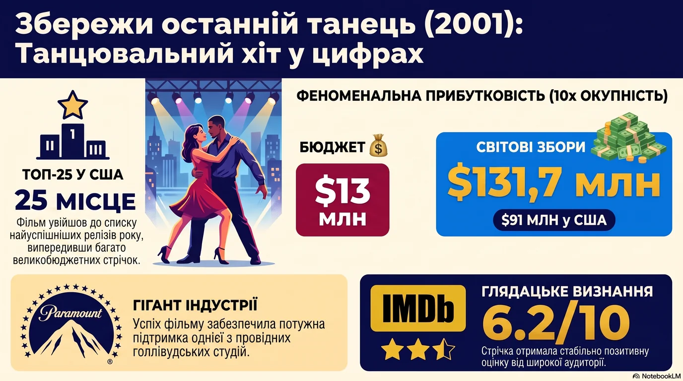 Збережи останній танець (2001) — Оцінки глядачів та касові збори