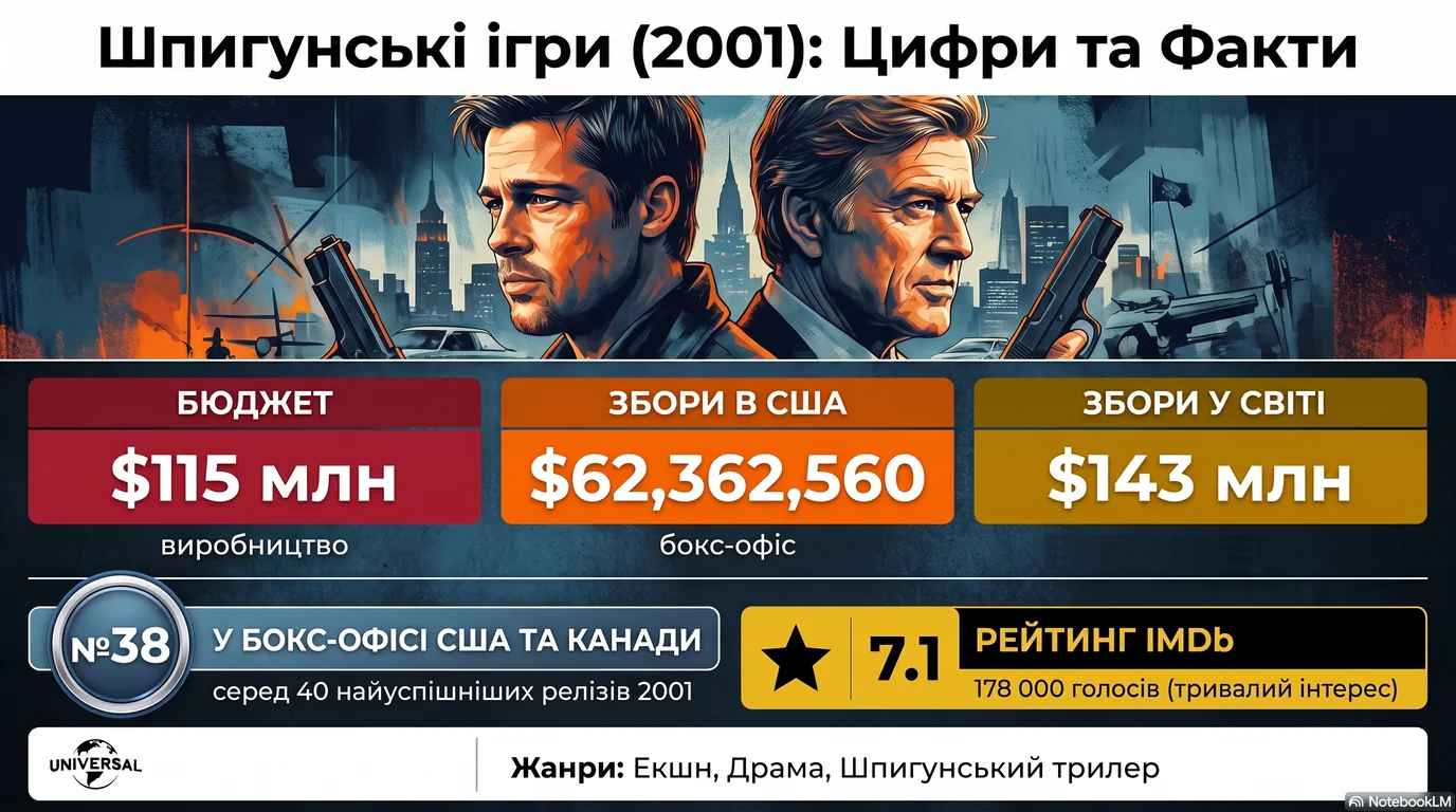 Шпигунські ігри (2001) — Оцінки глядачів та касові збори