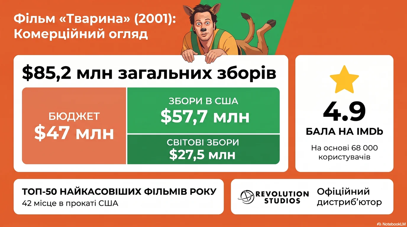 Тварина (2001) — Оцінки глядачів та касові збори