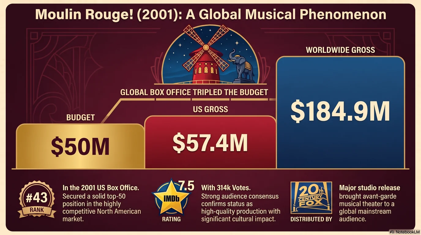 Moulin Rouge! (2001) — Audience Ratings and Box Office