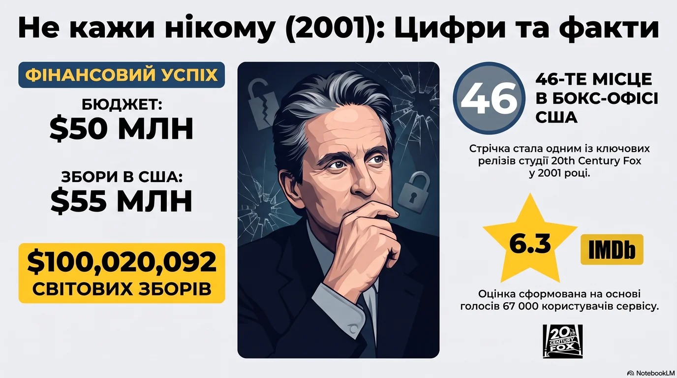 Не кажи ні слова (2001) — Оцінки глядачів та касові збори