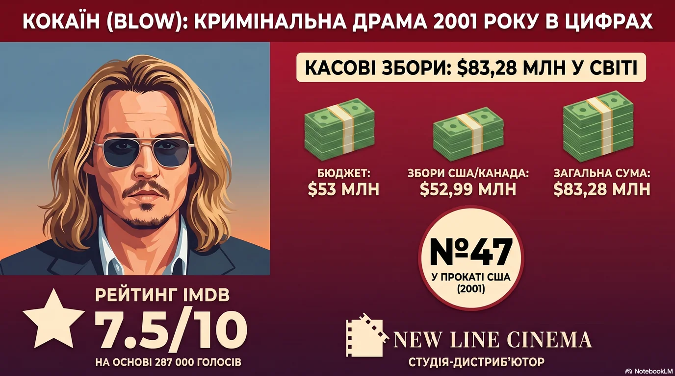 Кокаїн (2001) — Оцінки глядачів та касові збори