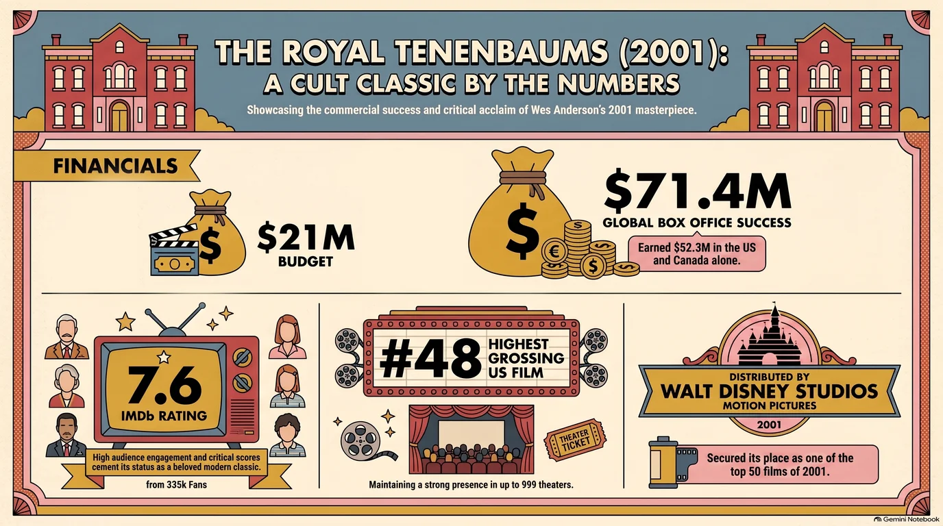 The Royal Tenenbaums (2001) — Audience Ratings and Box Office