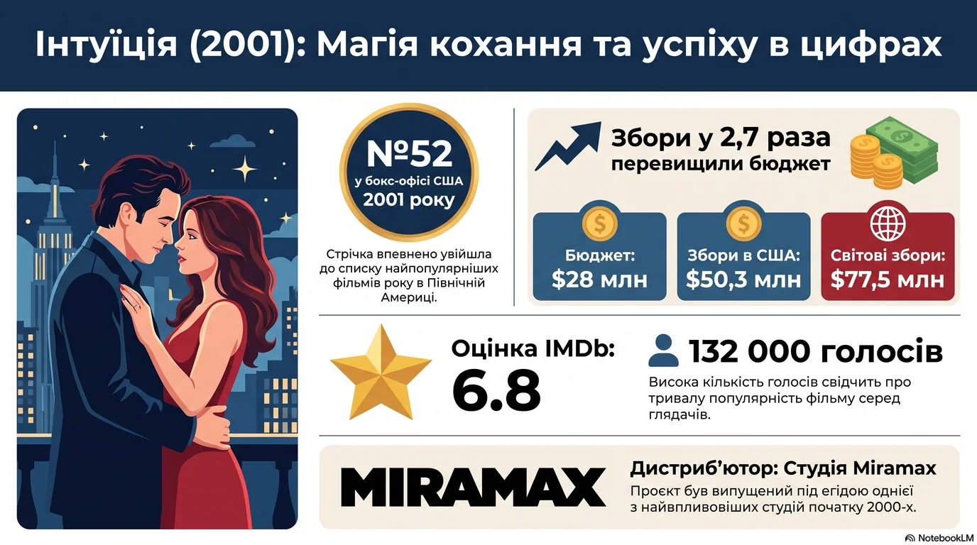 Інтуїція (2001) — Оцінки глядачів та касові збори