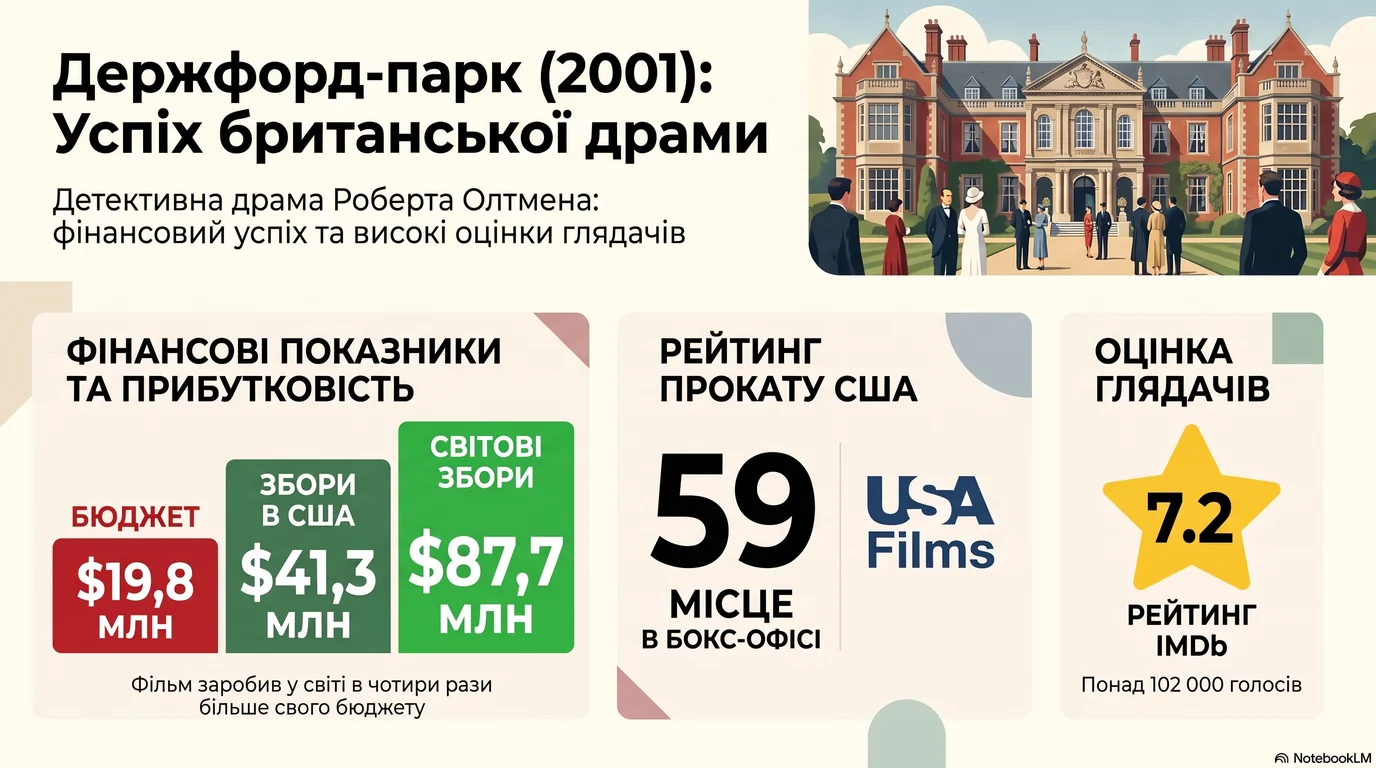 Ґосфорд-парк (2001) — Оцінки глядачів та касові збори