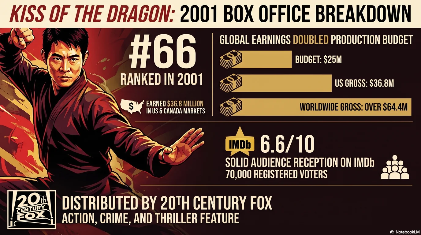 Kiss of the Dragon (2001) — Audience Ratings and Box Office