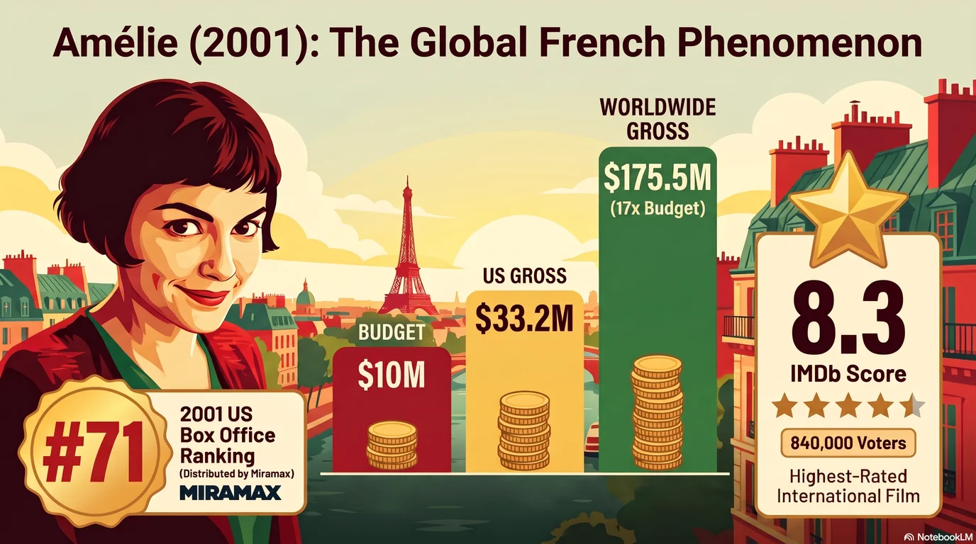Amélie (2001) — Audience Ratings and Box Office