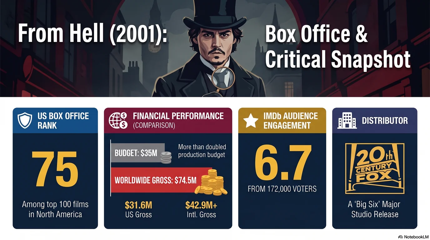 From Hell (2001) — Audience Ratings and Box Office